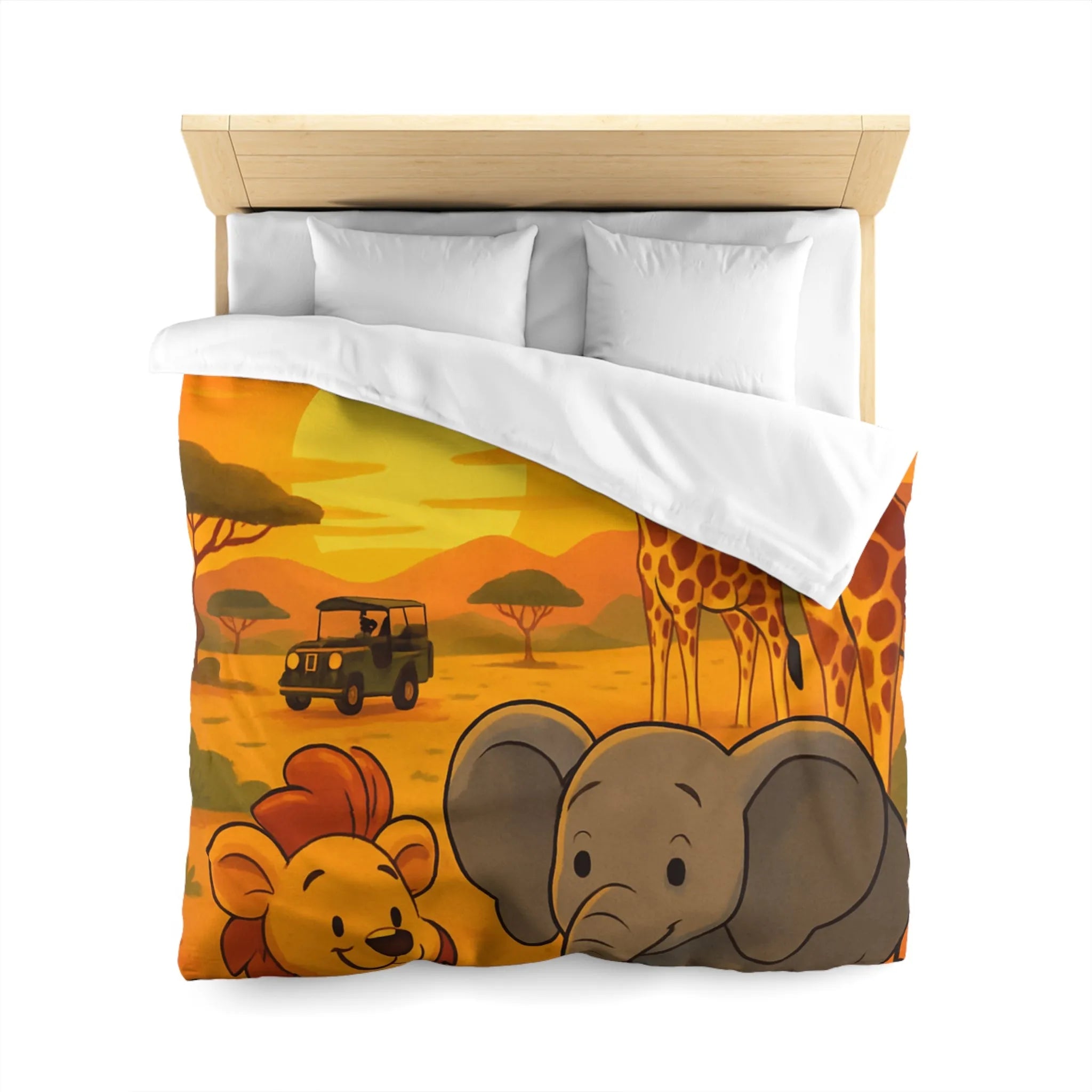 Housse de Couette Microfibre Art Graphique Contemporain Style Décoratif Chambre Tendance