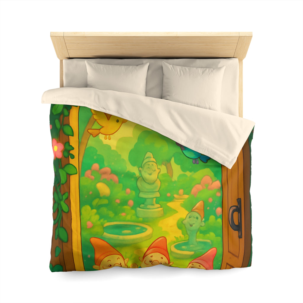 Housse de Couette Microfibre Motif Créatif Original Style Contemporain Chambre Élégante