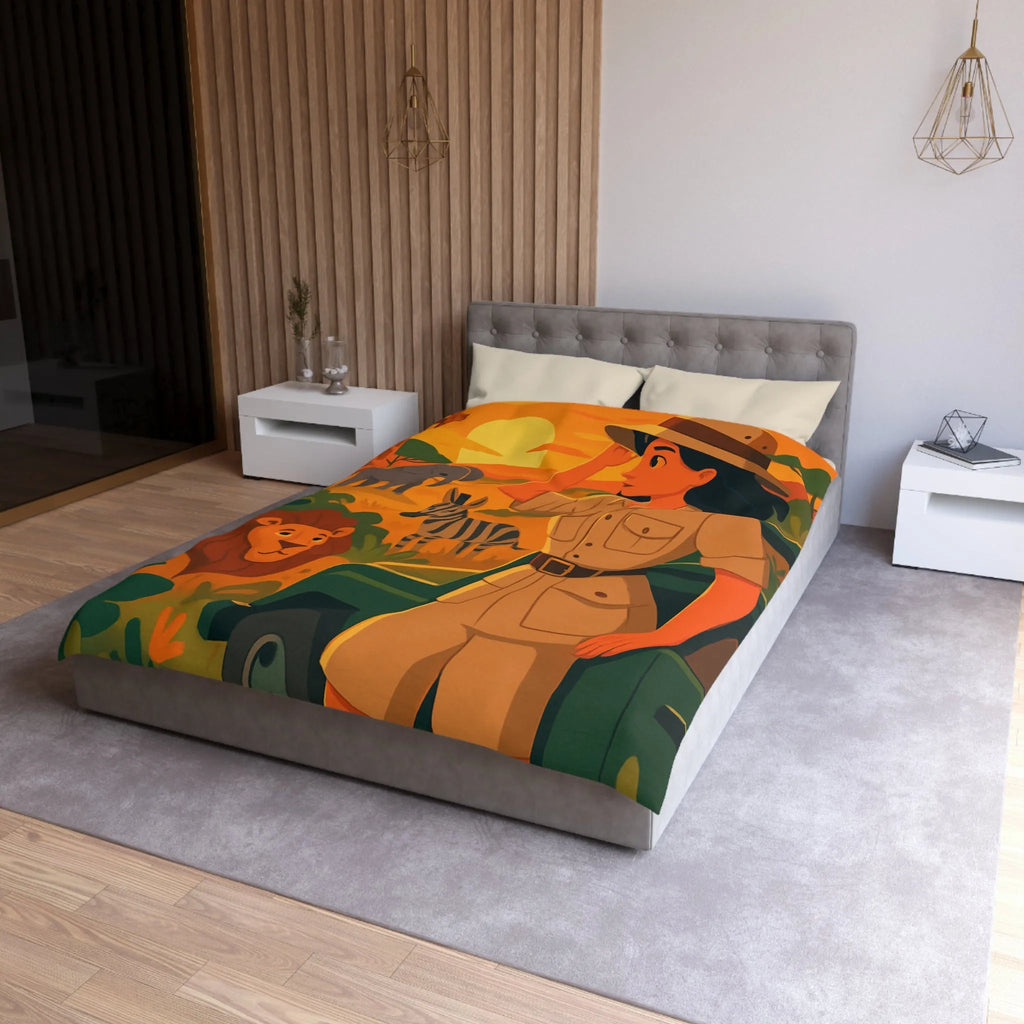 Explorez le safari africain au coucher du soleil avec des animaux majestueux et un guide expert