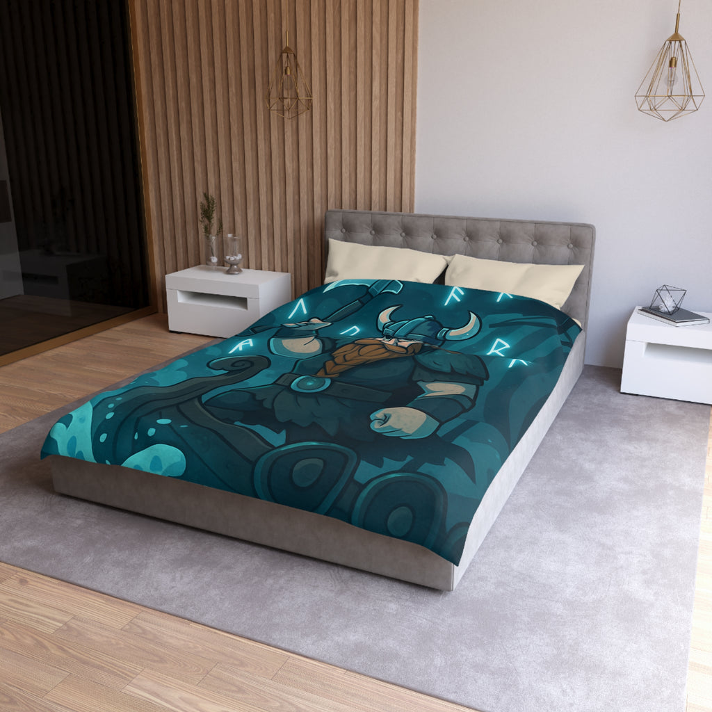 Housse de Couette Microfibre Design Artistique Moderne Décoration Chambre Confort Premium