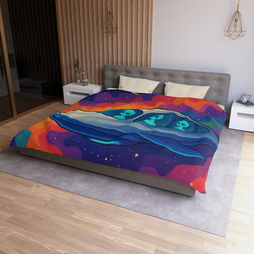 Housse de Couette Microfibre Création Artistique Moderne Design Exclusif Décoration Chambre