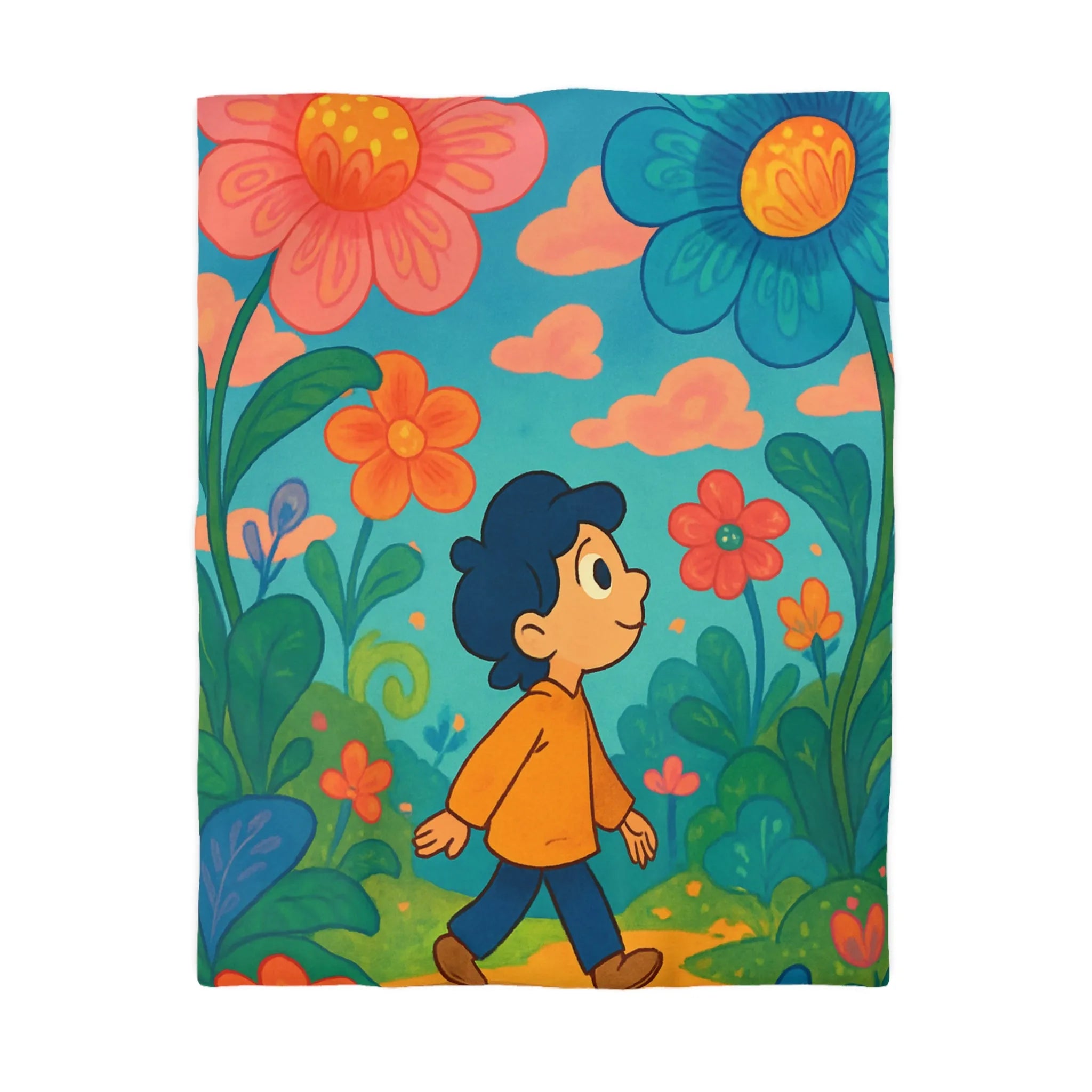 Enchantez Votre Chambre Avec Une Housse De Couette Florale Et Enfantine Lumineuse