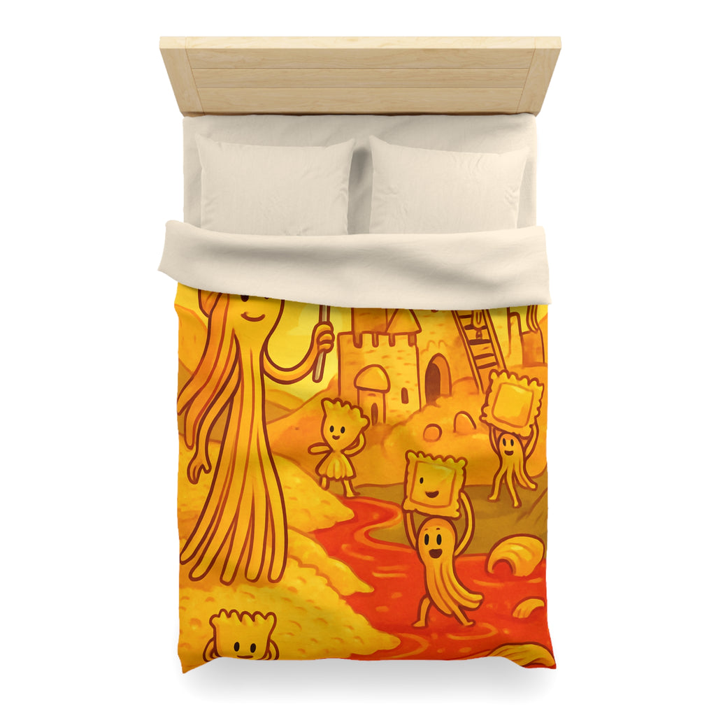 Housse de Couette Microfibre Motif Créatif Original Style Contemporain Chambre Élégante