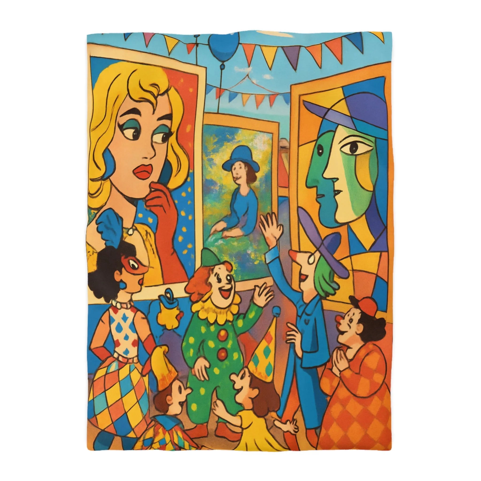 Égayez Votre Chambre avec une Housse de Couette Inspirée de l'Art du Cirque