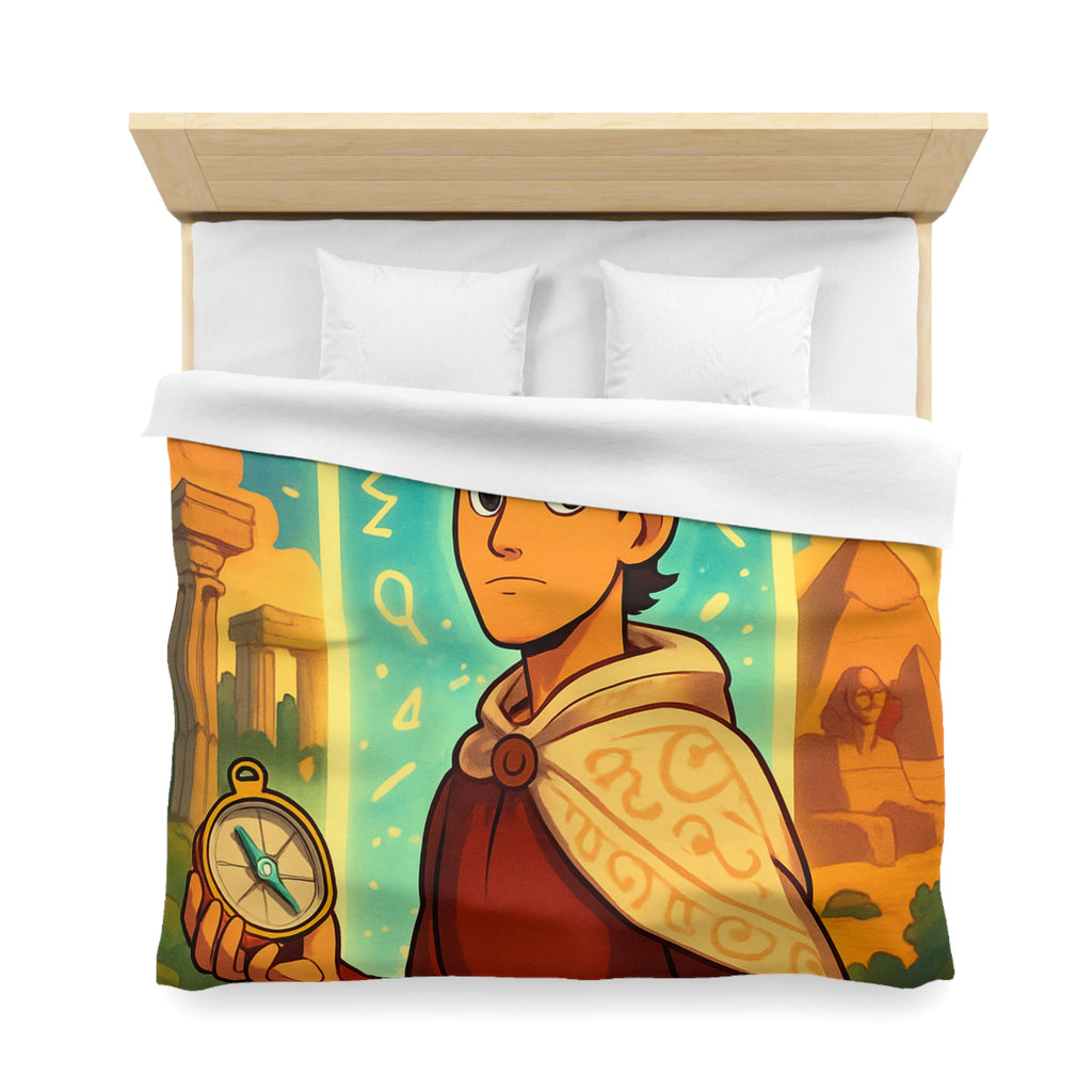 Housse de Couette Microfibre Design Artistique Moderne Décoration Chambre Confort Premium