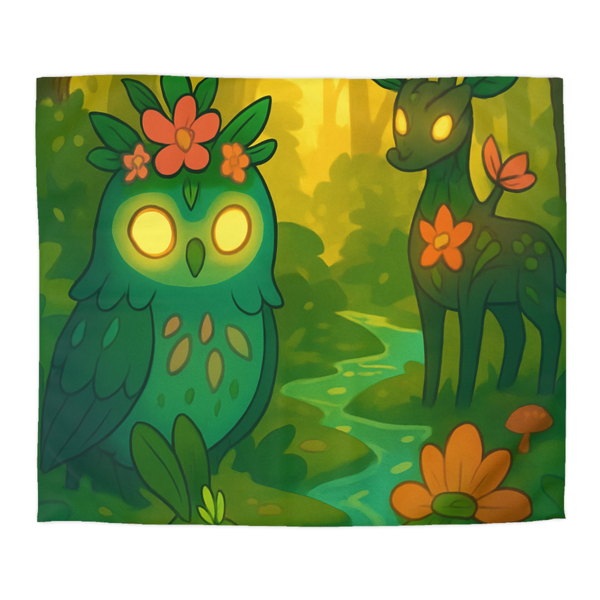 Housse de Couette Microfibre Illustration Unique Design Moderne Décoration Intérieure Raffinée