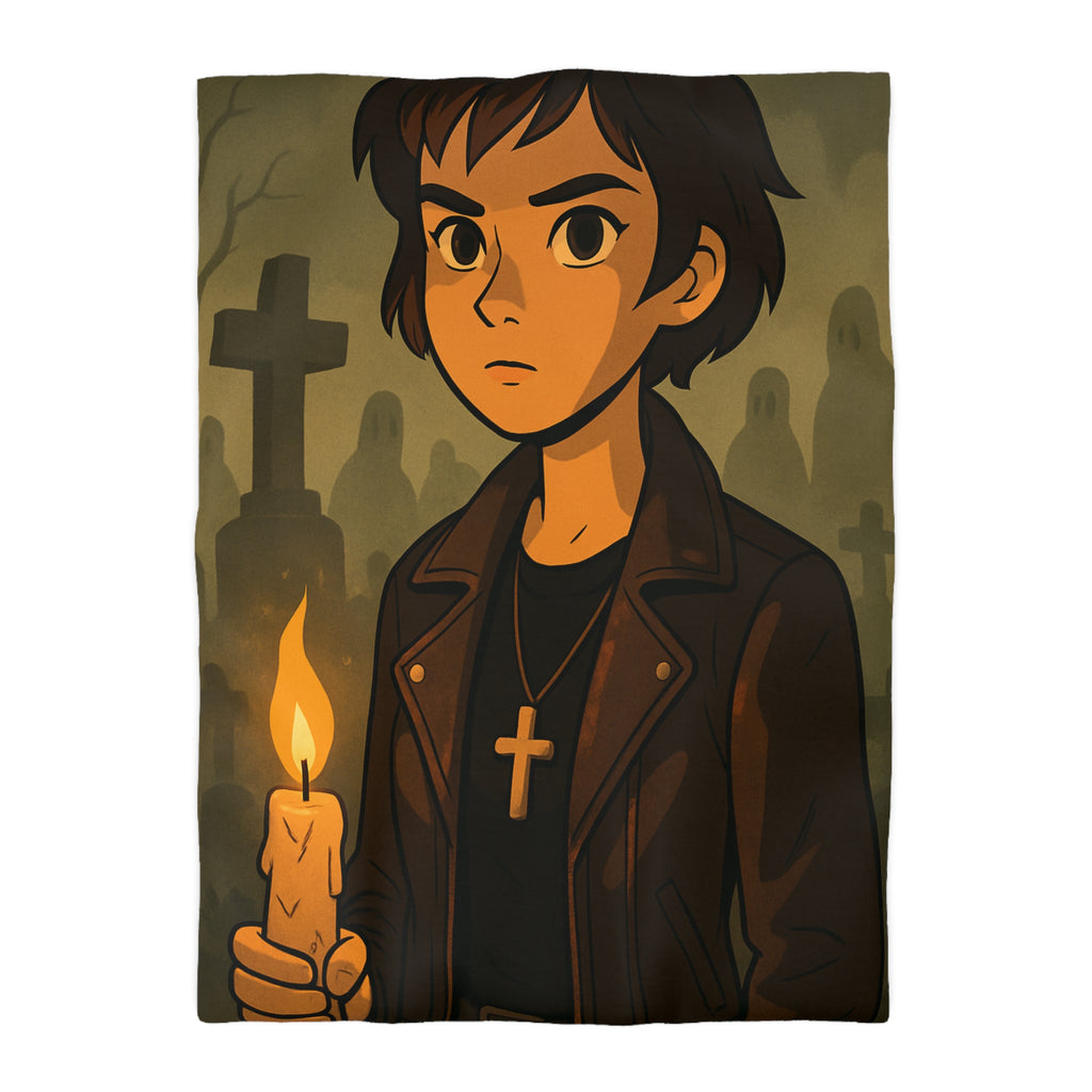 Housse de Couette Microfibre Design Artistique Moderne Décoration Chambre Confort Premium