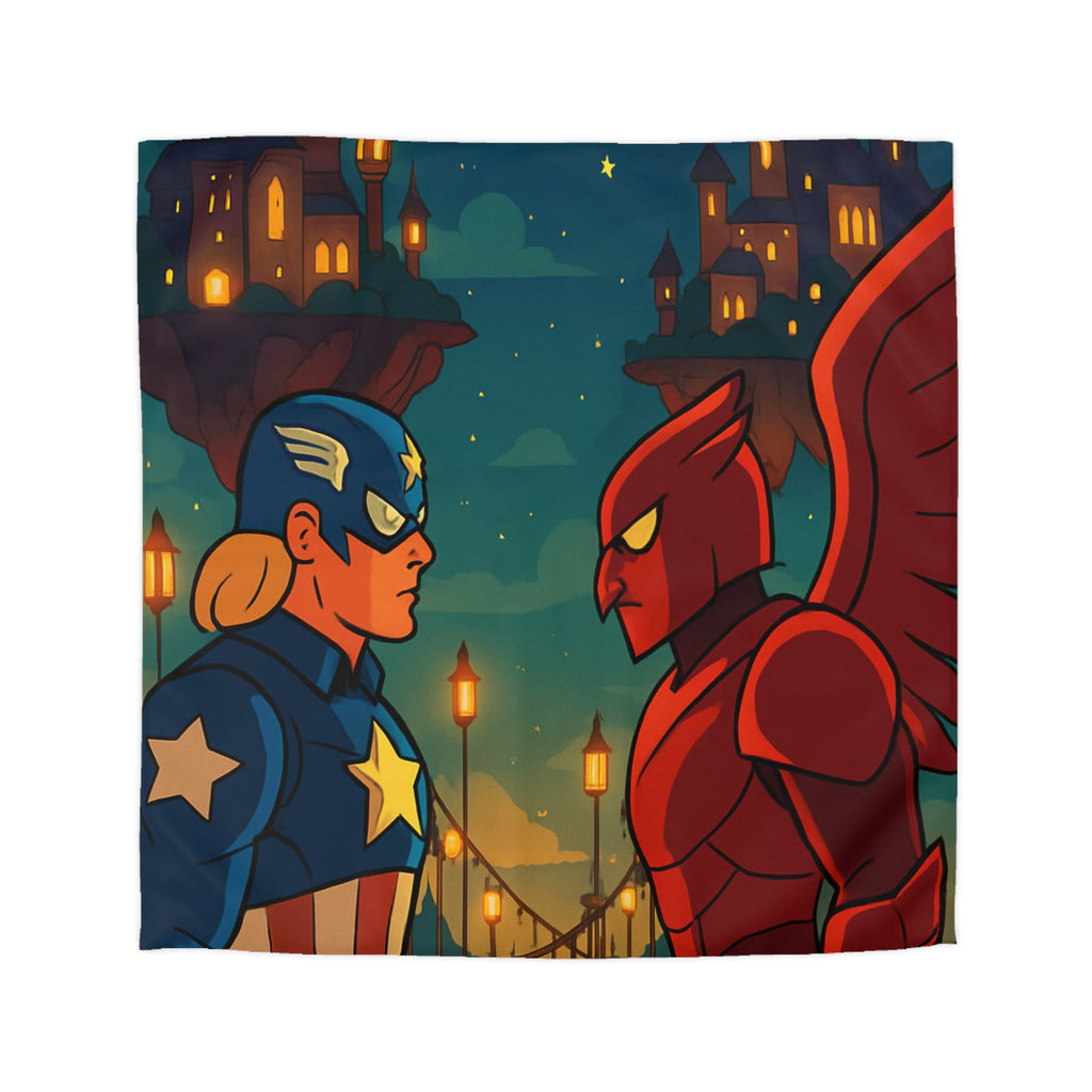 Housse de Couette Microfibre Design Artistique Moderne Décoration Chambre Confort Premium