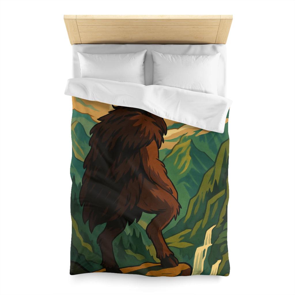 Housse de Couette Microfibre Design Artistique Moderne Décoration Chambre Confort Premium