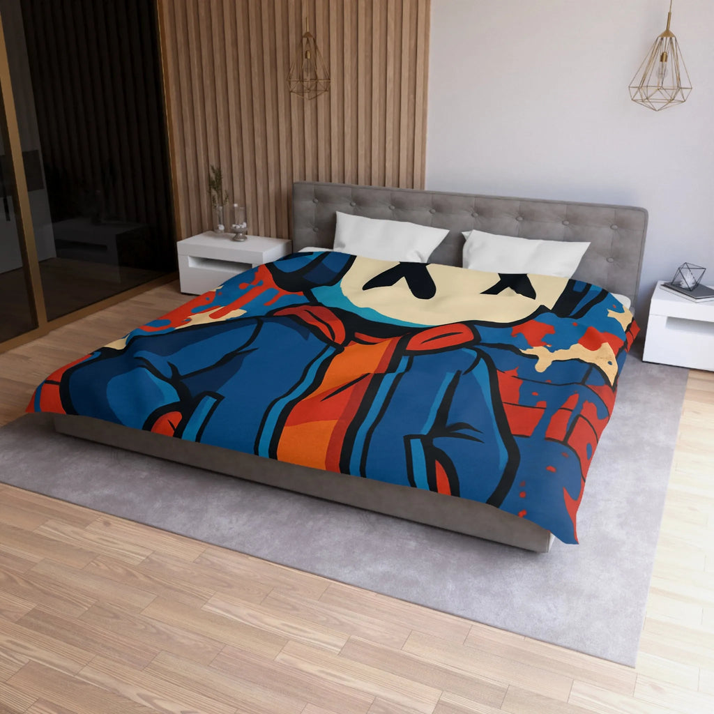 Housse de Couette Microfibre Création Artistique Moderne Design Exclusif Décoration Chambre