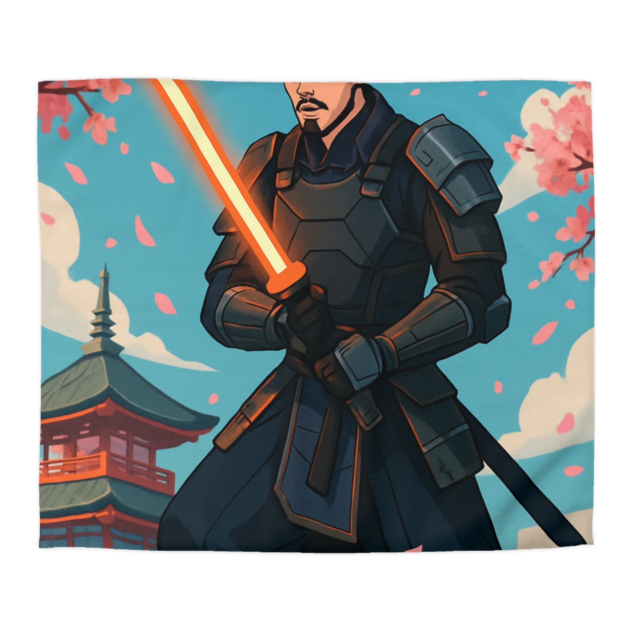 Housse de Couette Microfibre Illustration Unique Design Moderne Décoration Intérieure Raffinée