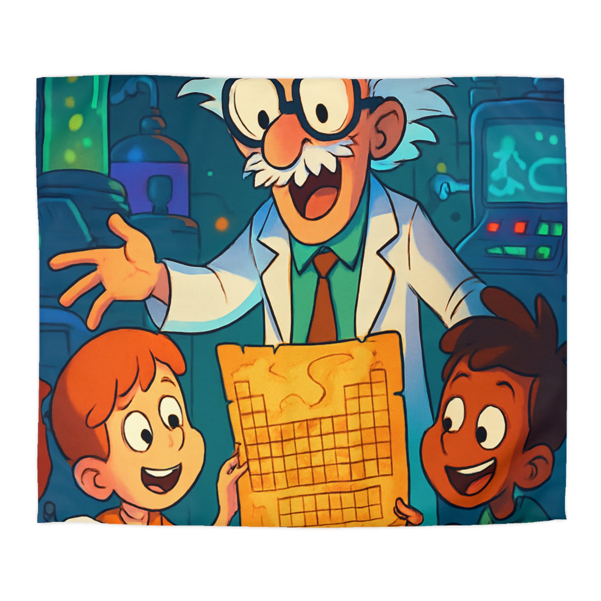 Housse de Couette Microfibre Motif Créatif Original Style Contemporain Chambre Élégante