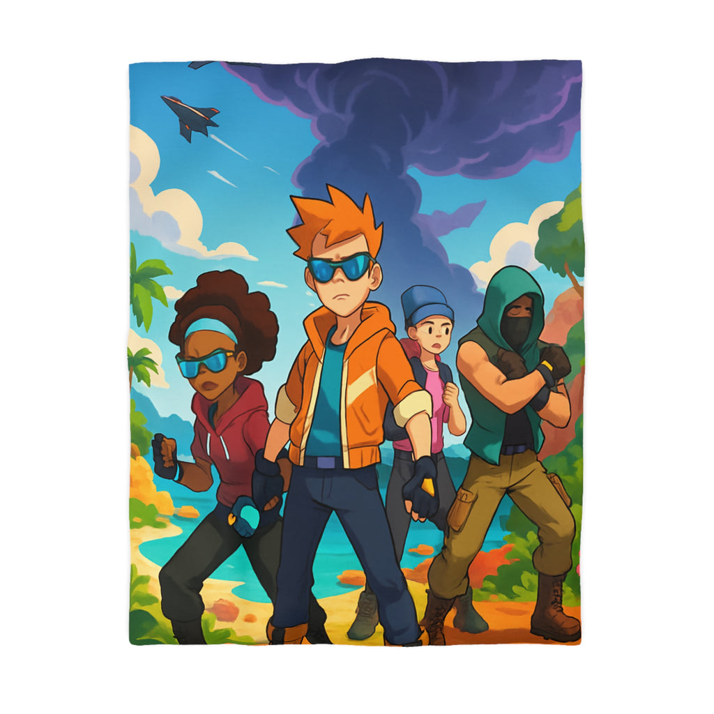 Housse de Couette Microfibre Création Artistique Moderne Design Exclusif Décoration Chambre