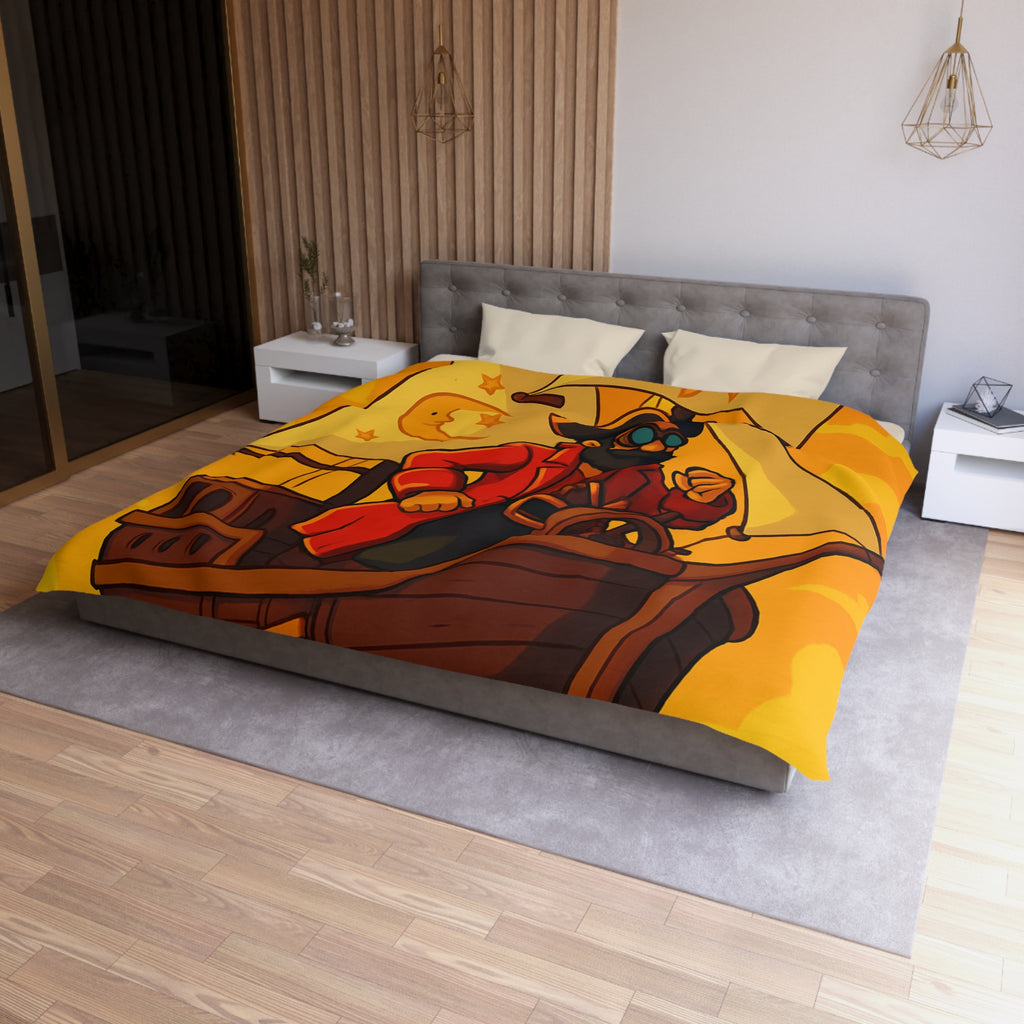 Housse de Couette Microfibre Design Artistique Moderne Décoration Chambre Confort Premium