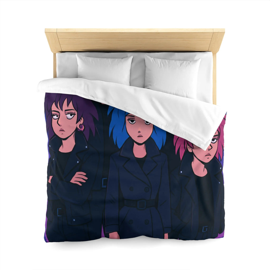 Housse de Couette Microfibre Création Artistique Moderne Design Exclusif Décoration Chambre