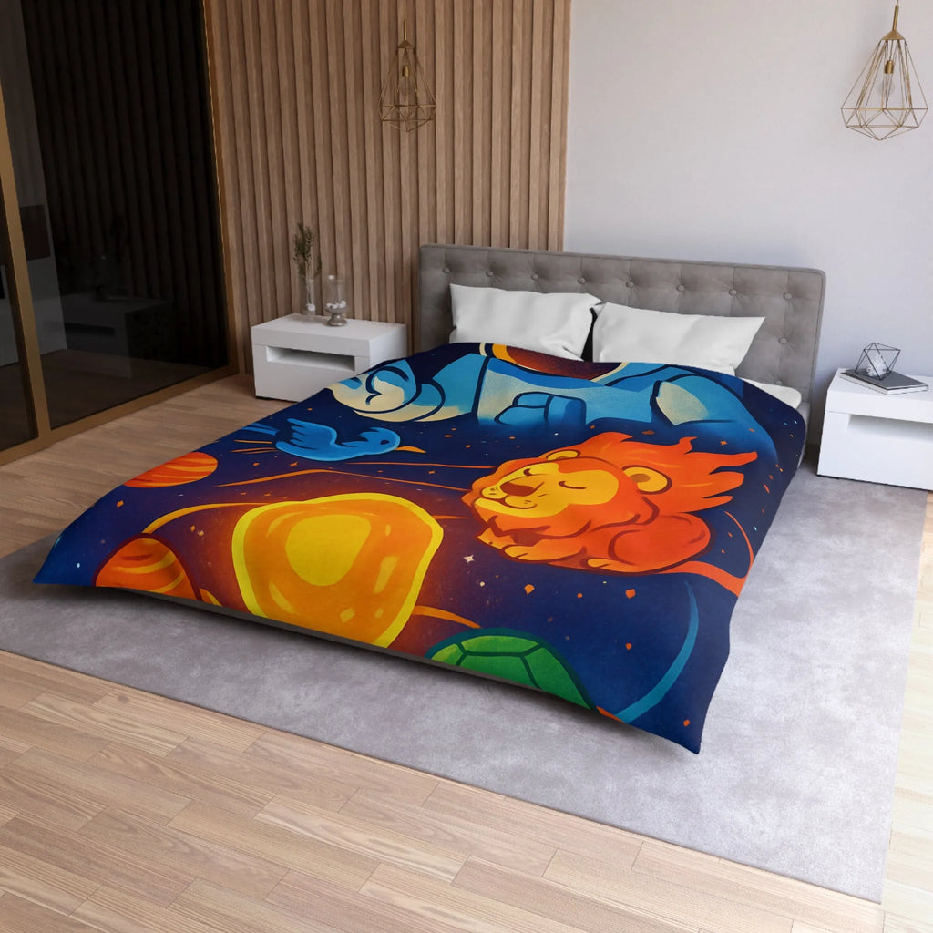 Housse de Couette Microfibre Création Artistique Moderne Design Exclusif Décoration Chambre