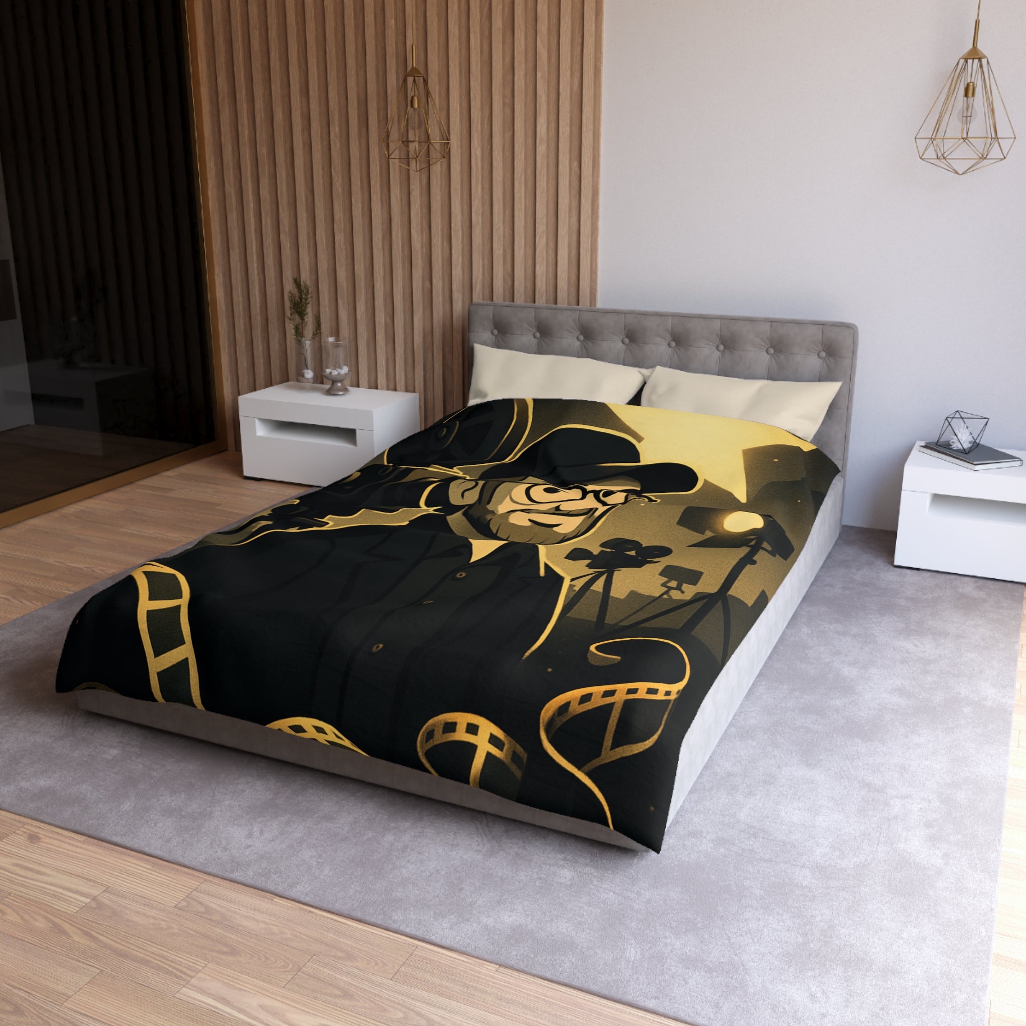 Housse de Couette Microfibre Création Artistique Moderne Design Exclusif Décoration Chambre