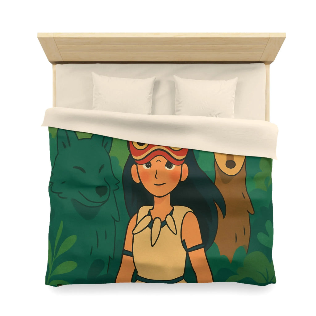 Housse de Couette Microfibre Art Graphique Contemporain Style Décoratif Chambre Tendance