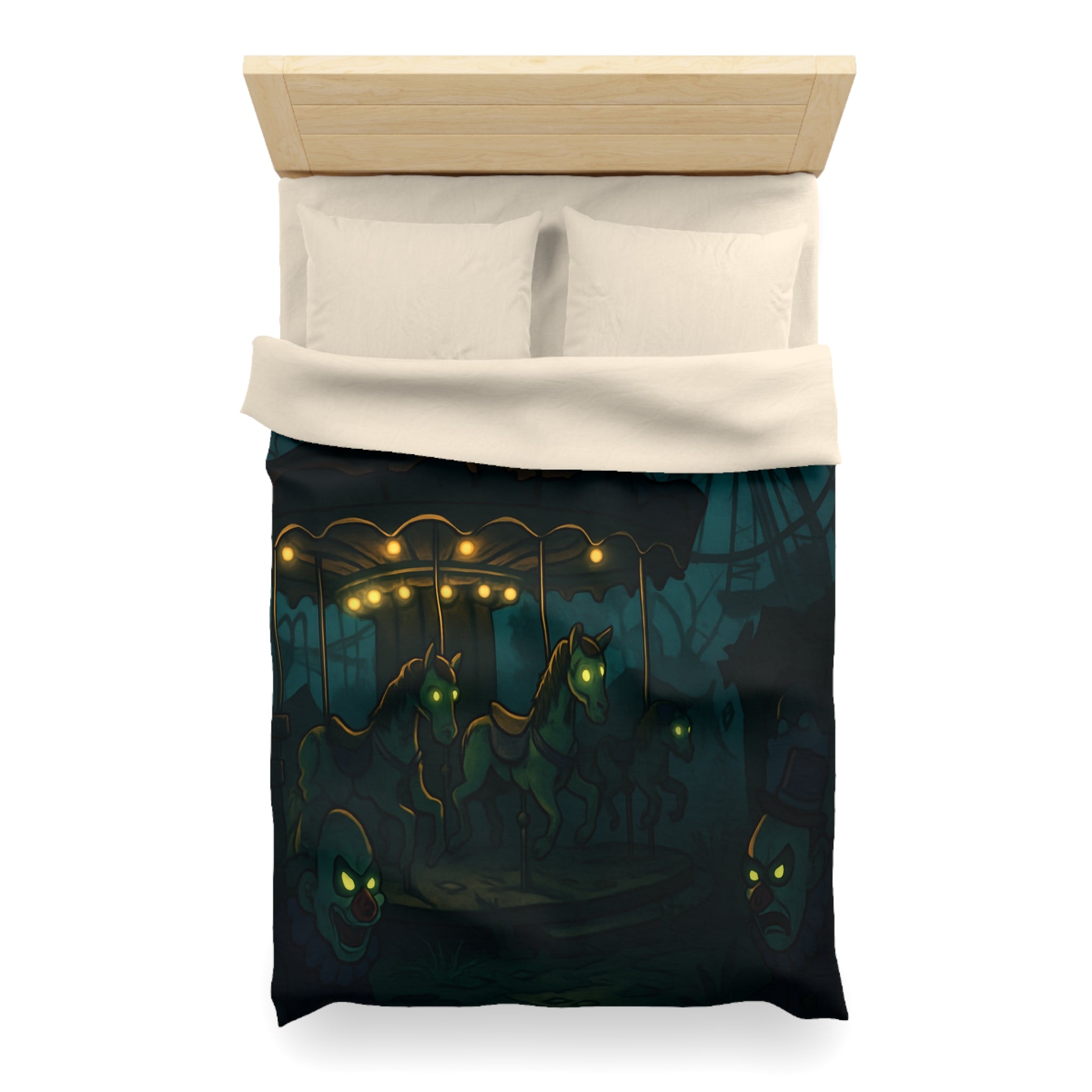 Housse de Couette Microfibre Design Artistique Moderne Décoration Chambre Confort Premium