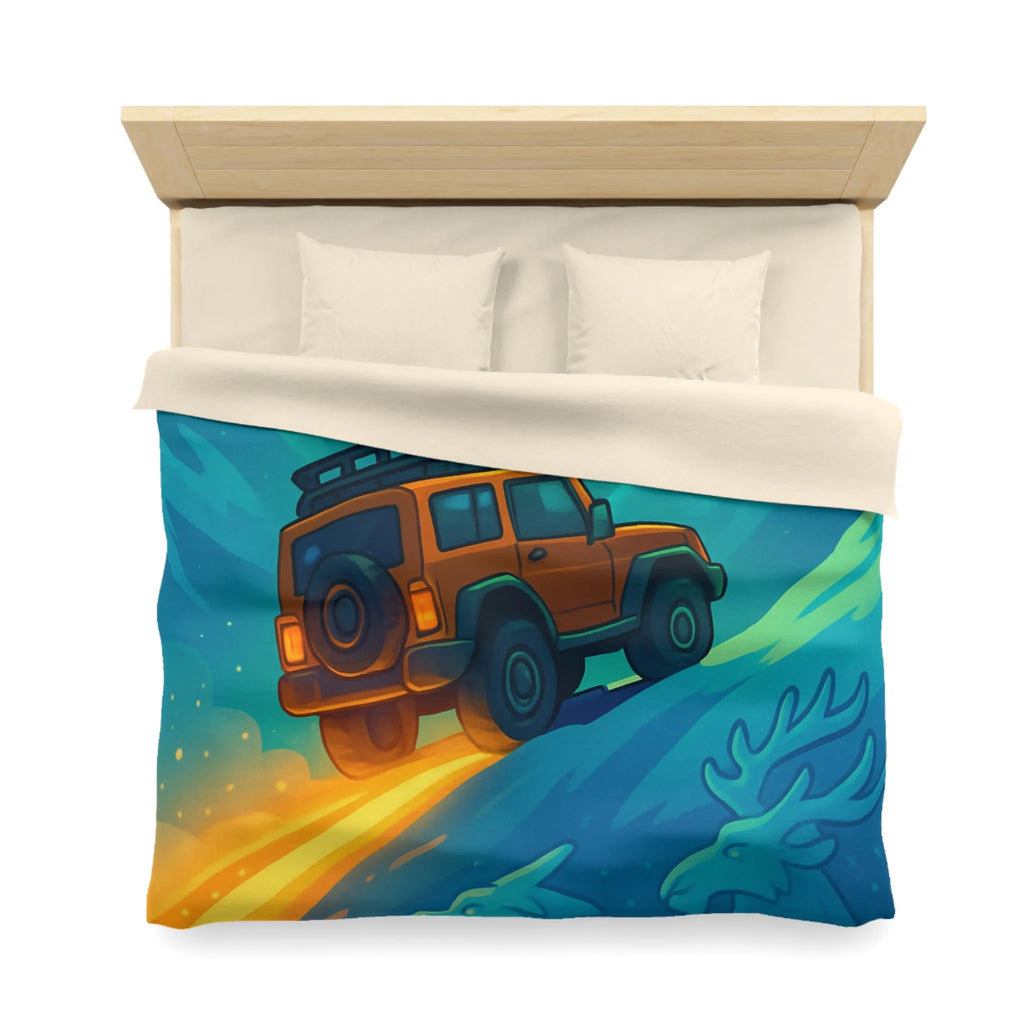 Aventure Hivernale Arctique avec Motifs Scandinaves et Aurores Boréales Scintillantes