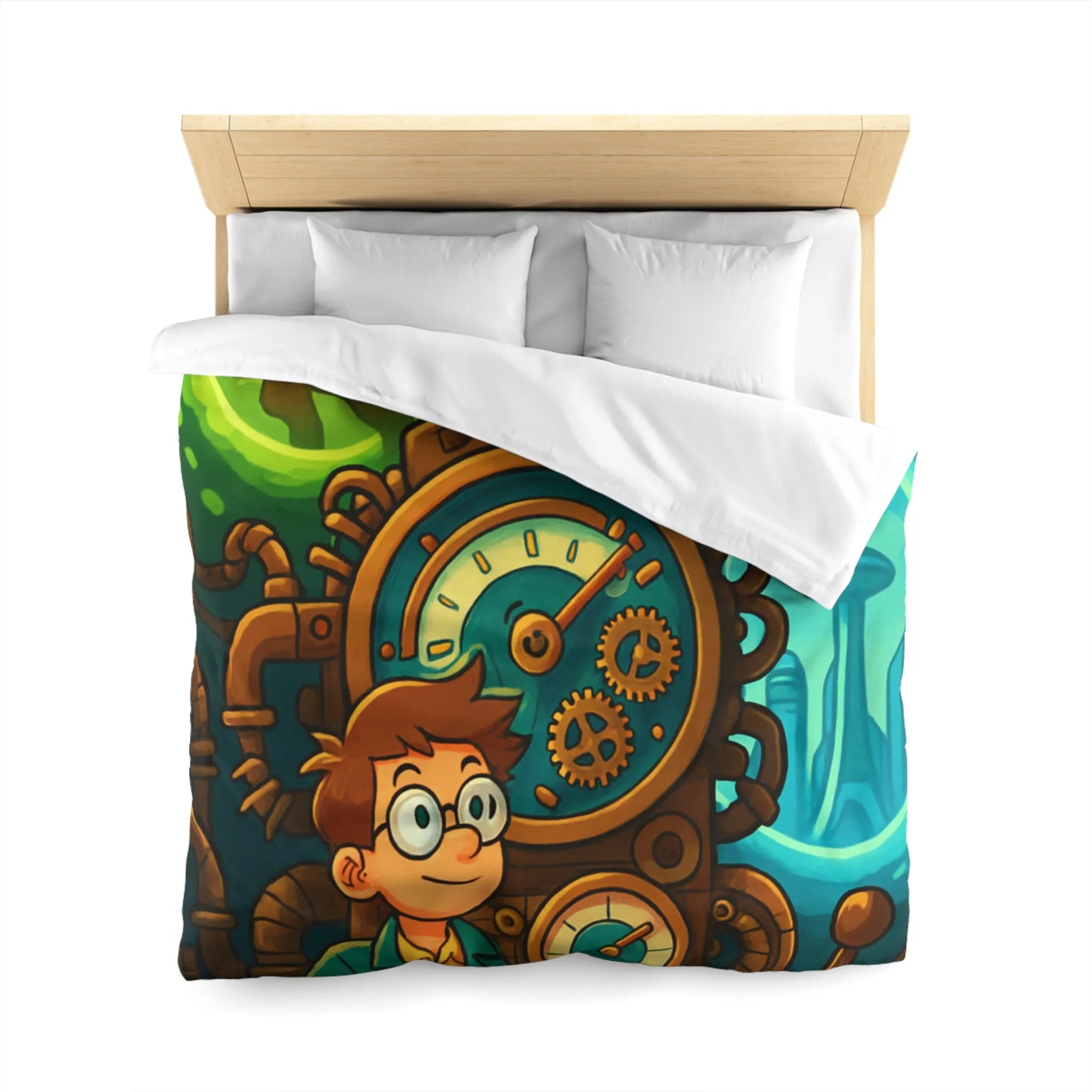 Housse de Couette Fantastique avec Aventure dans le Temps et Exploration de Mystères