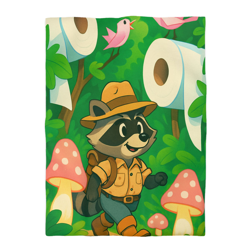 Housse de Couette Microfibre Motif Créatif Original Style Contemporain Chambre Élégante