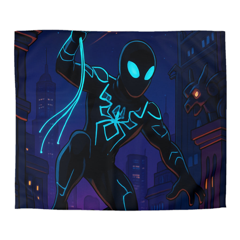 Housse de Couette Microfibre Illustration Unique Design Moderne Décoration Intérieure Raffinée