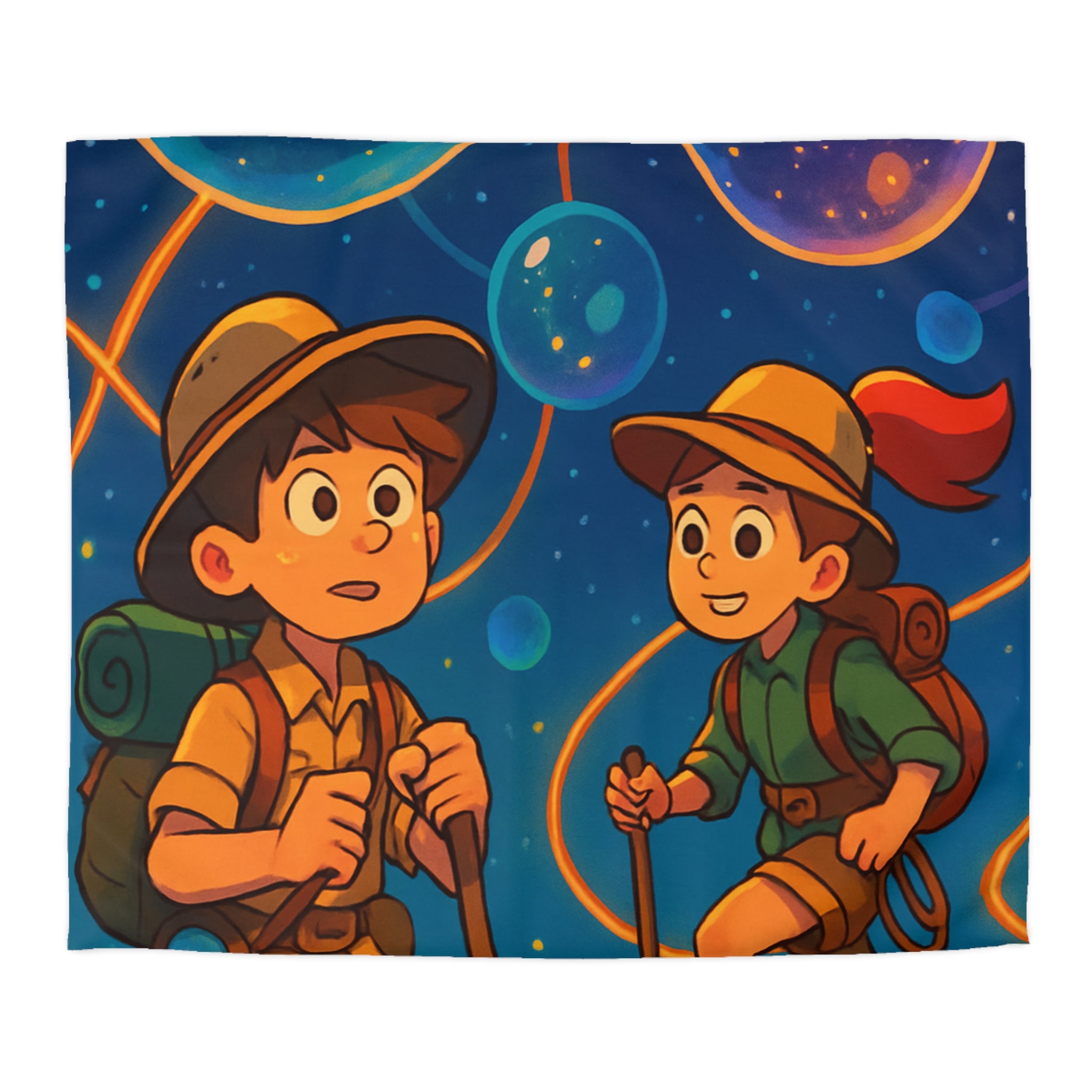 Housse de Couette Microfibre Création Artistique Moderne Design Exclusif Décoration Chambre