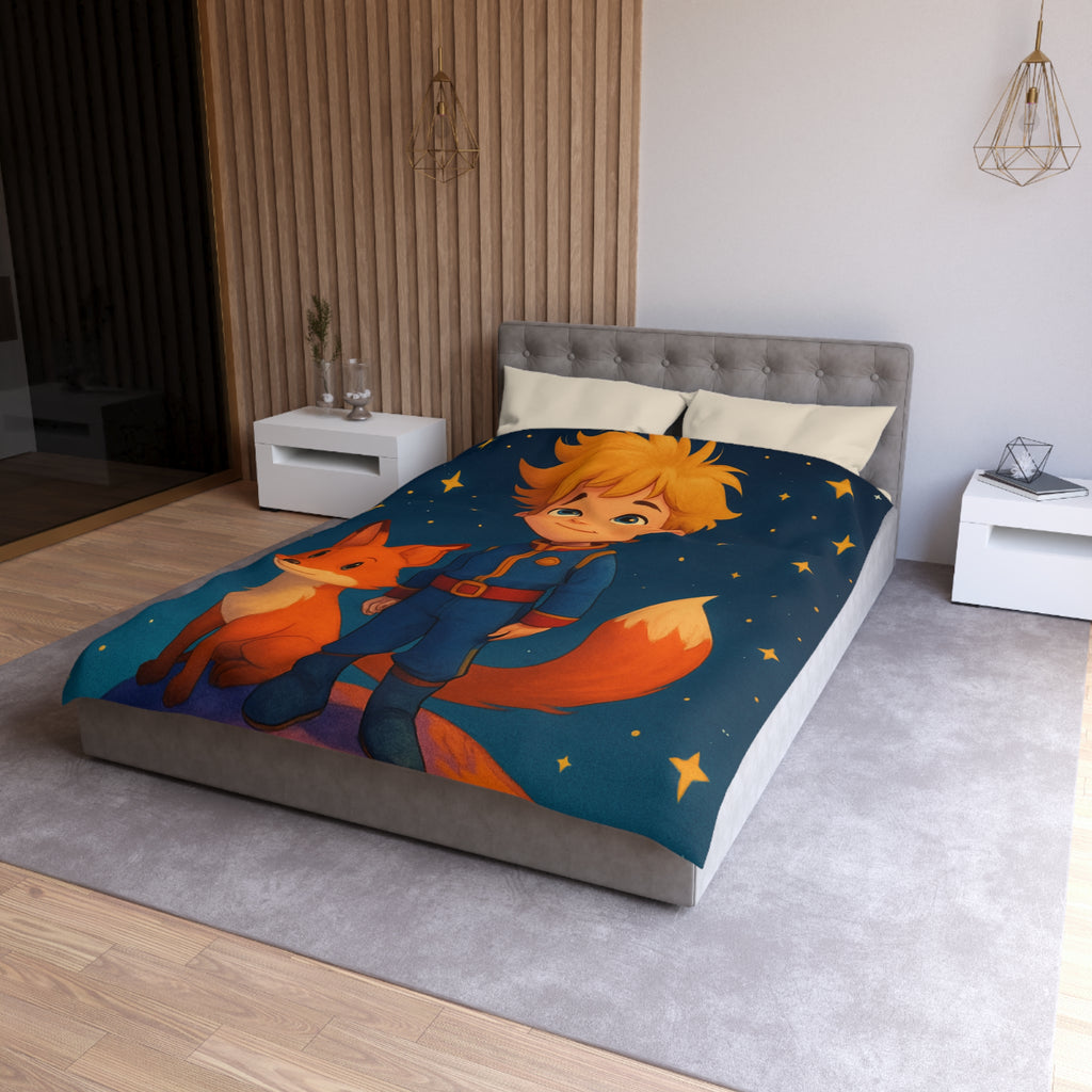 Housse de Couette Microfibre Design Artistique Moderne Décoration Chambre Confort Premium