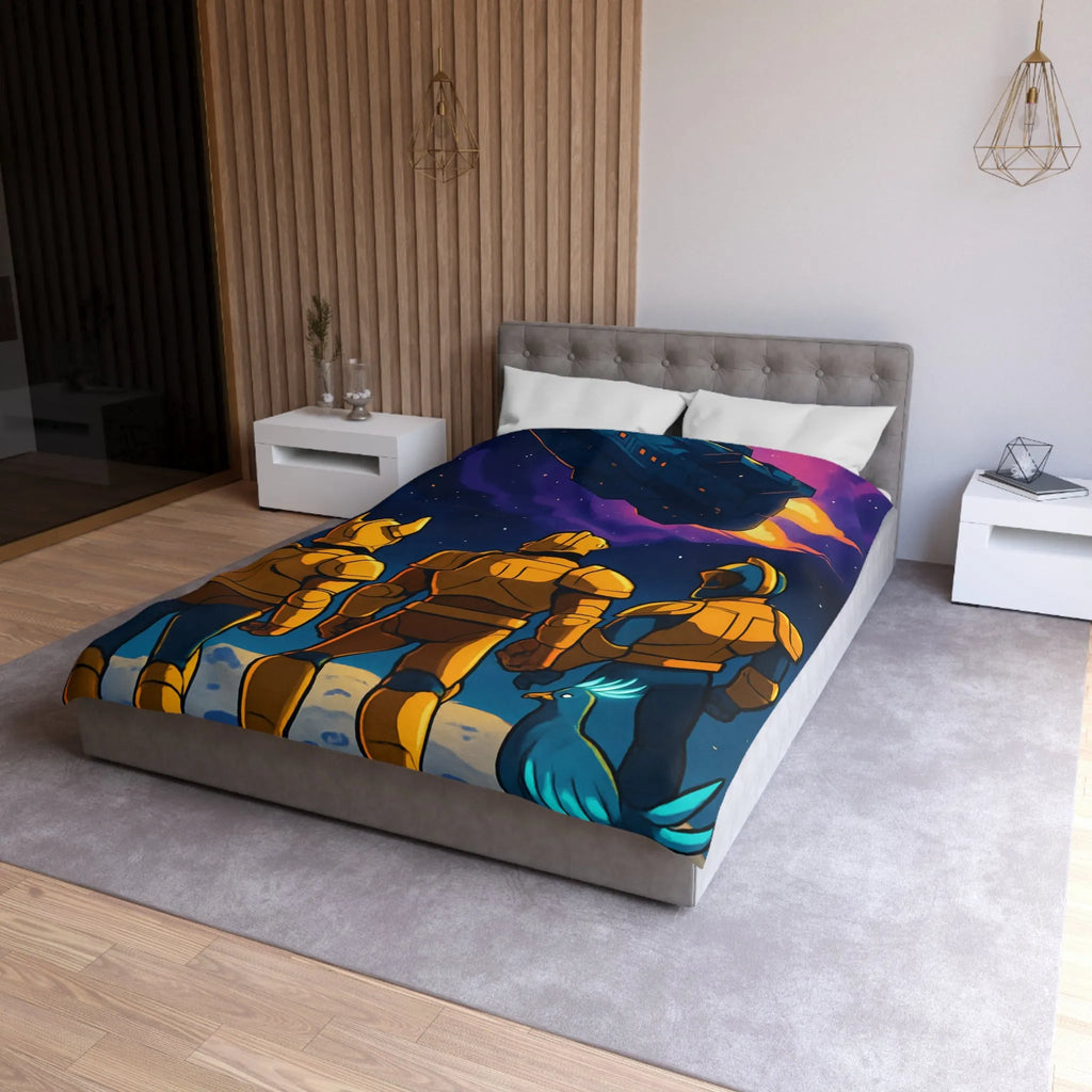 Explorez l'univers avec une housse de couette spatiale unique et captivante