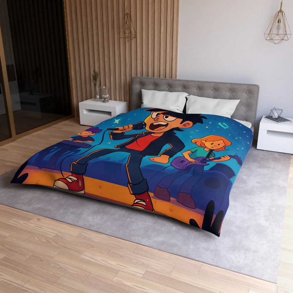 Housse de Couette Microfibre Création Artistique Moderne Design Exclusif Décoration Chambre