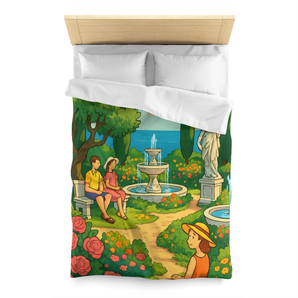 Housse de Couette Microfibre Création Artistique Moderne Design Exclusif Décoration Chambre