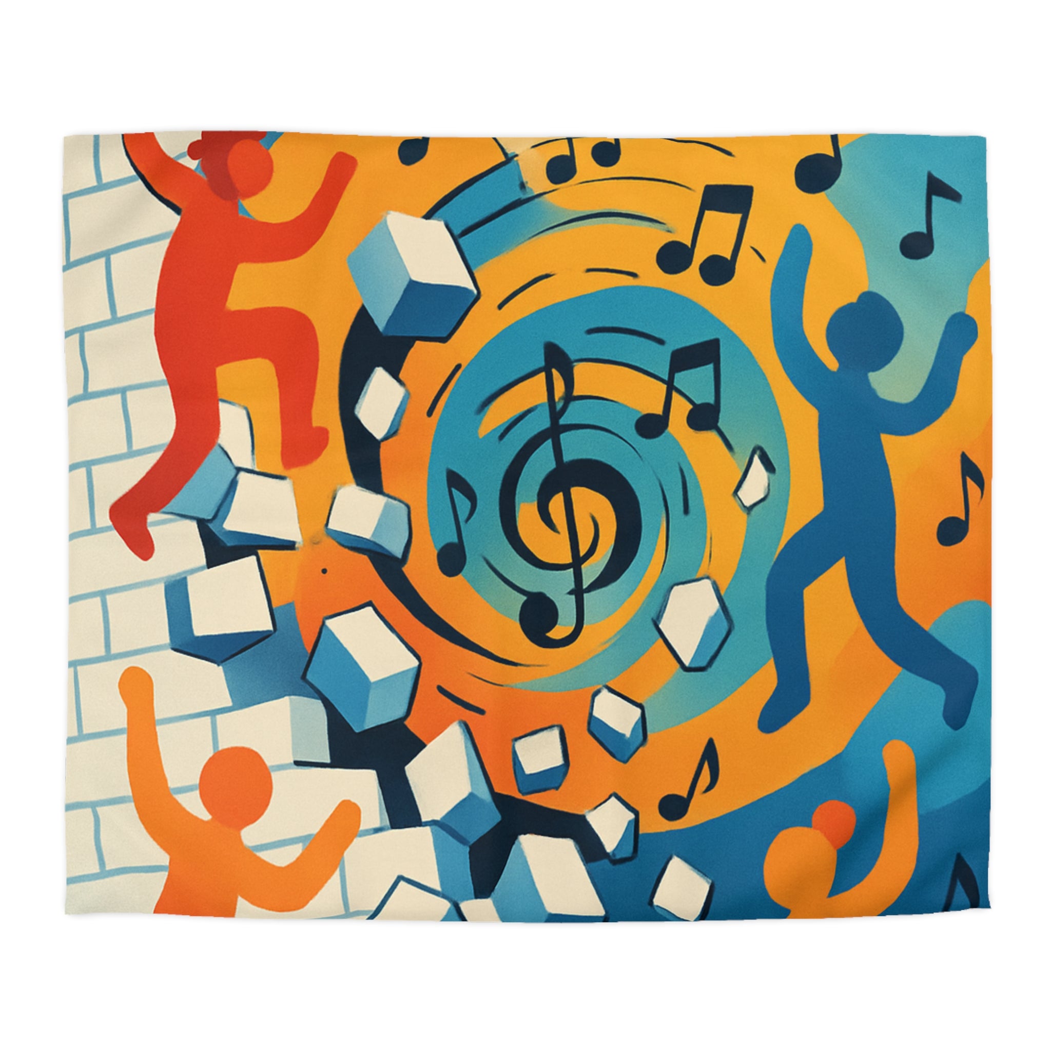 Housse de Couette Microfibre Création Artistique Moderne Design Exclusif Décoration Chambre