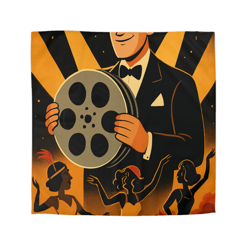 Housse de Couette Microfibre Illustration Unique Design Moderne Décoration Intérieure Raffinée