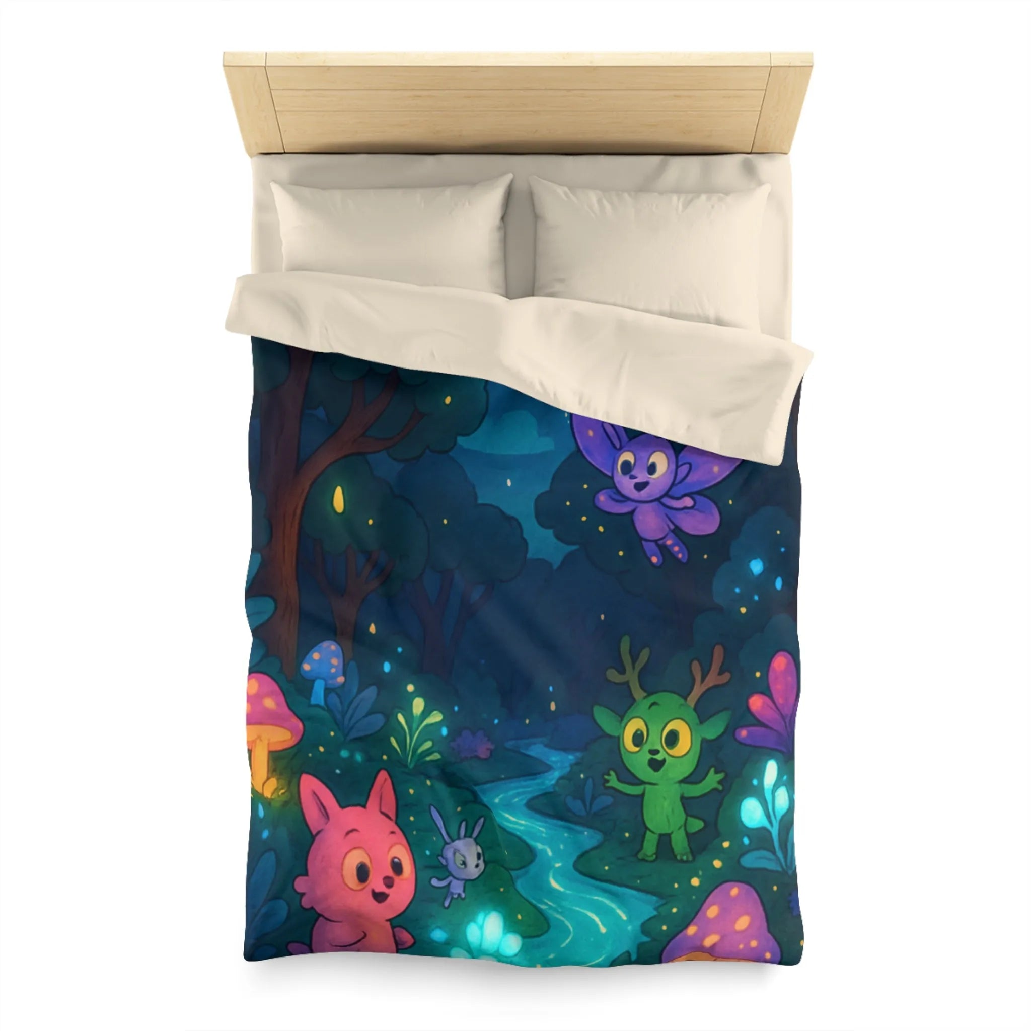 Housse de Couette Microfibre Art Graphique Contemporain Style Décoratif Chambre Tendance