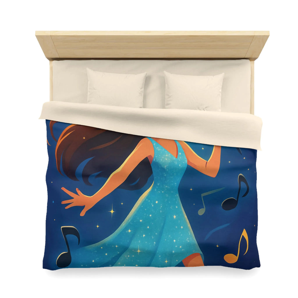 Housse de Couette Microfibre Art Graphique Contemporain Style Décoratif Chambre Tendance