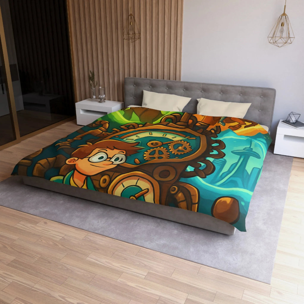 Housse de Couette Fantastique avec Aventure dans le Temps et Exploration de Mystères