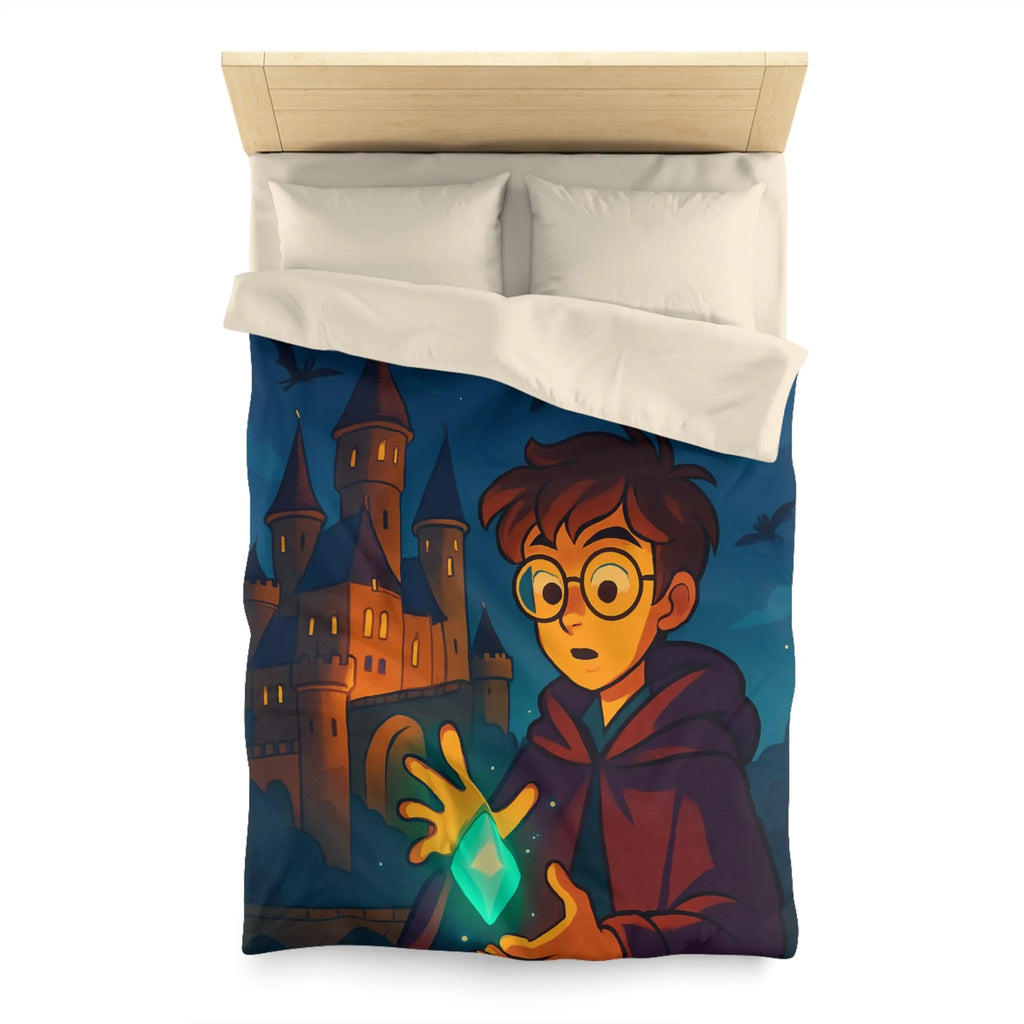 Housse de Couette Microfibre Art Graphique Contemporain Style Décoratif Chambre Tendance