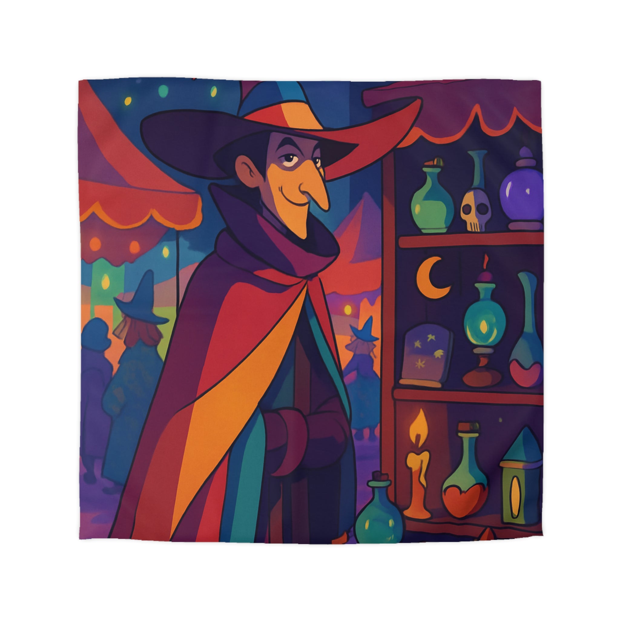 Housse de Couette Microfibre Motif Créatif Original Style Contemporain Chambre Élégante