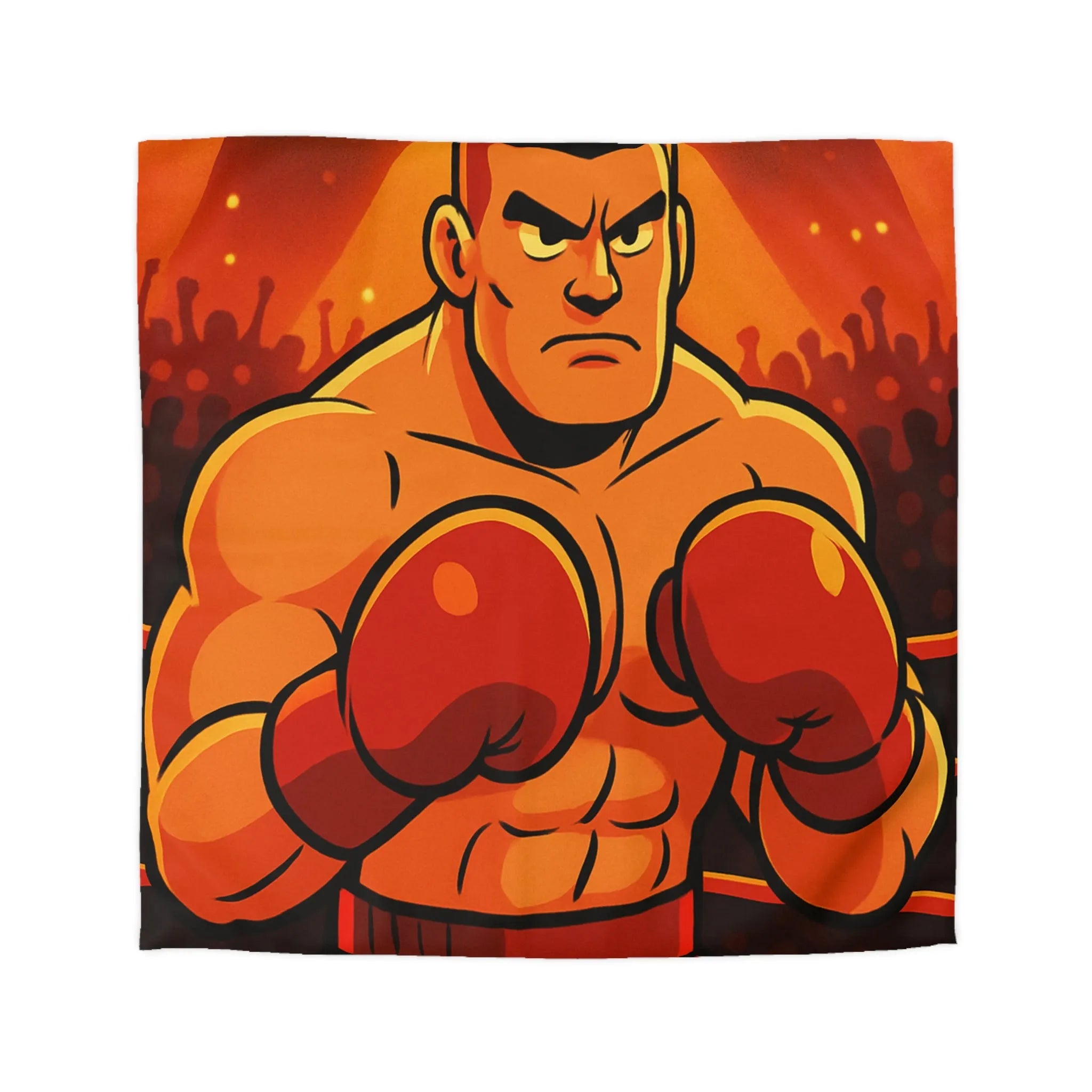 Housse de Couette Microfibre Art Graphique Contemporain Style Décoratif Chambre Tendance