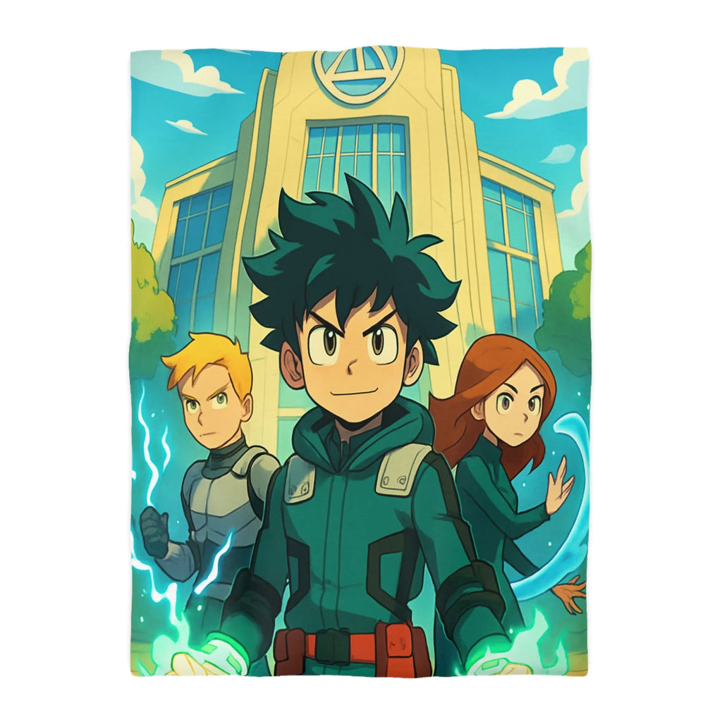 Housse de Couette Microfibre Art Graphique Contemporain Style Décoratif Chambre Tendance