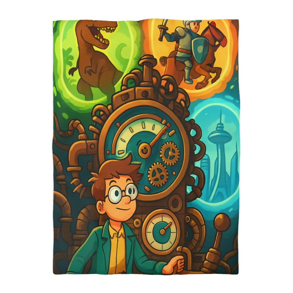 Housse de Couette Fantastique avec Aventure dans le Temps et Exploration de Mystères