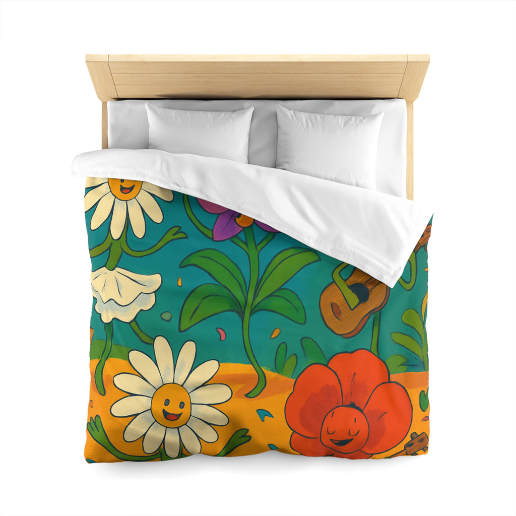 Housse de Couette Microfibre Création Artistique Moderne Design Exclusif Décoration Chambre