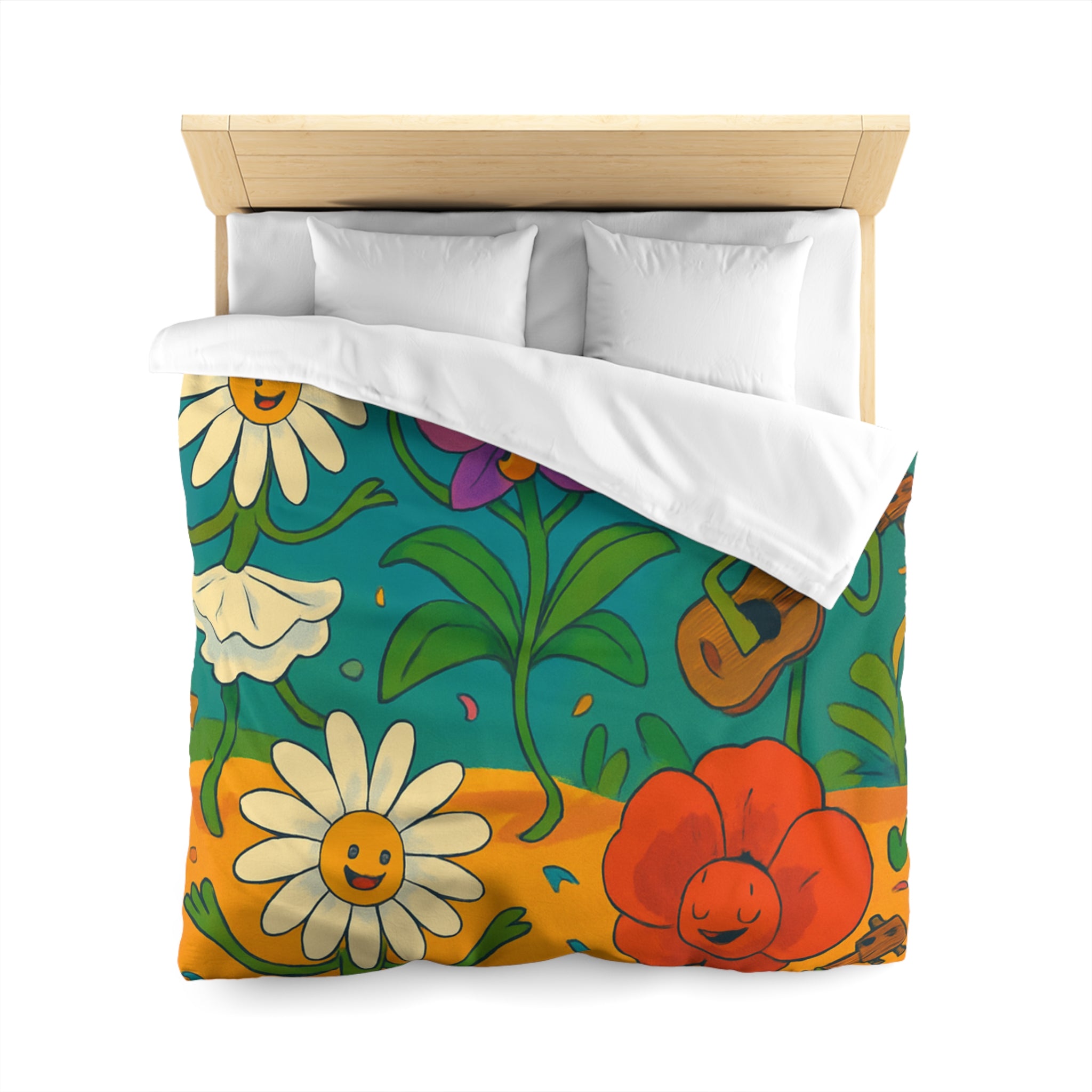 Housse de Couette Microfibre Création Artistique Moderne Design Exclusif Décoration Chambre