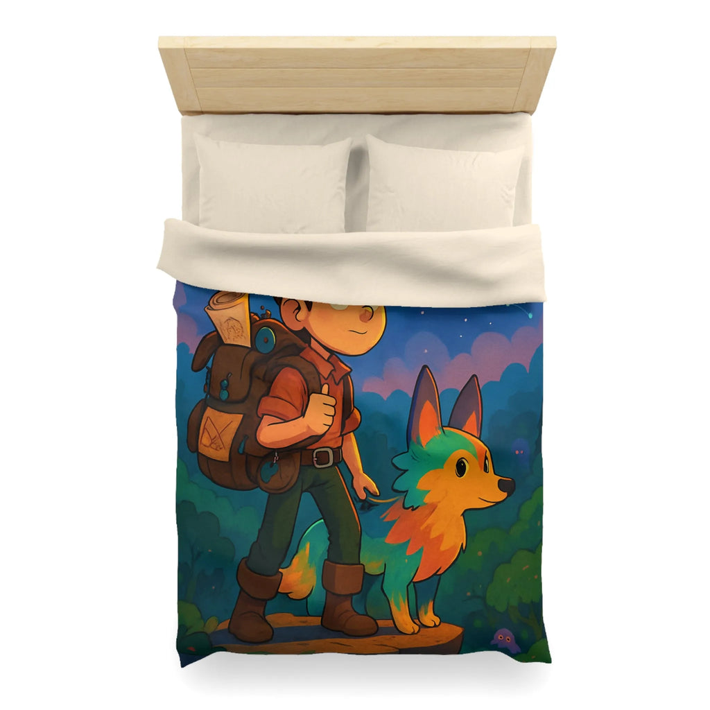 Housse de Couette Microfibre Création Artistique Moderne Design Exclusif Décoration Chambre