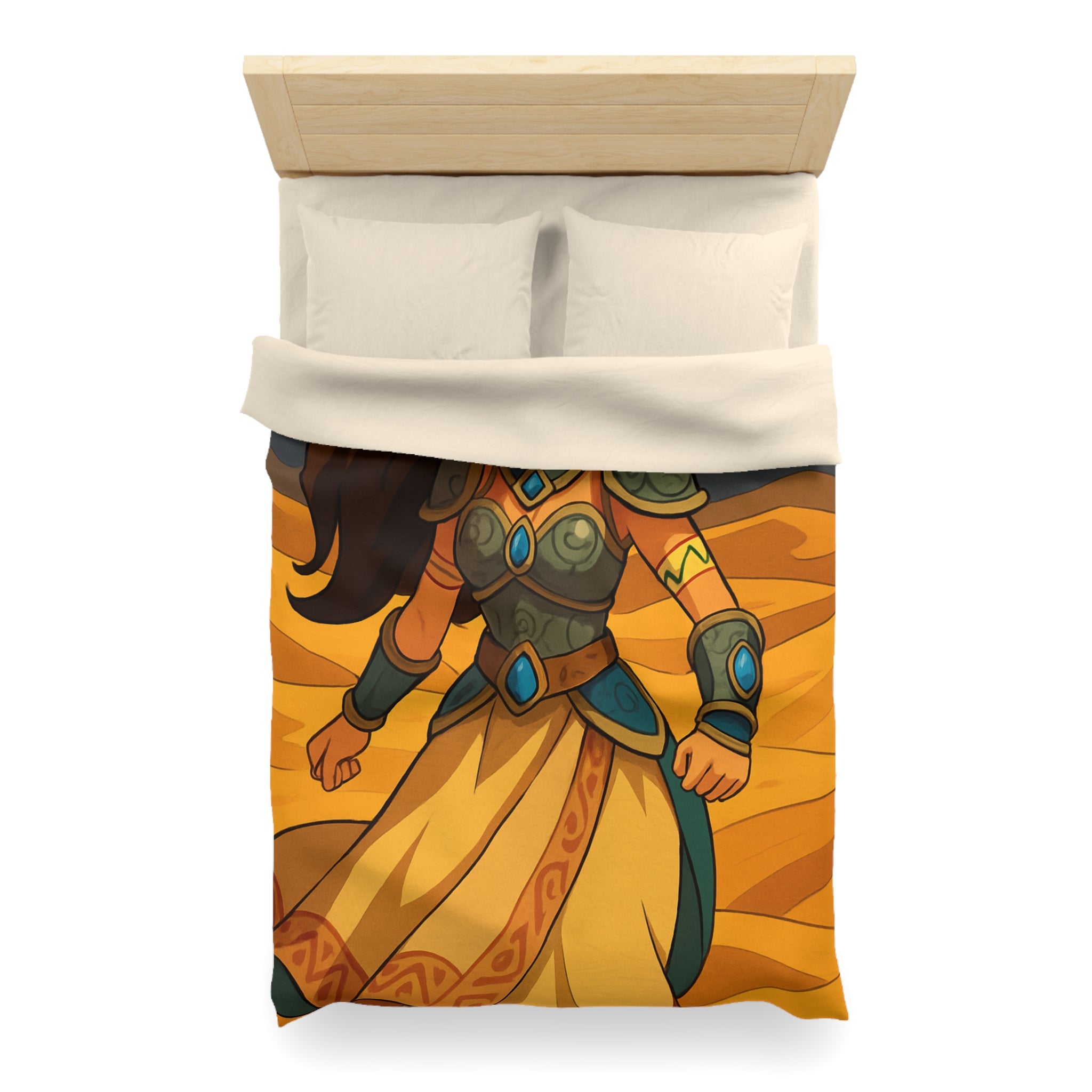 Housse de Couette Microfibre Design Artistique Moderne Décoration Chambre Confort Premium