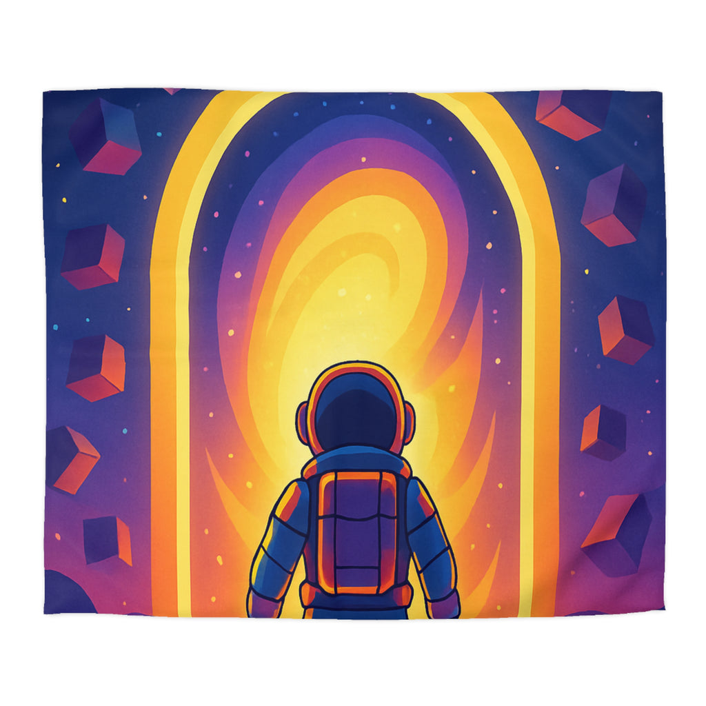 Housse de Couette Microfibre Illustration Unique Design Moderne Décoration Intérieure Raffinée