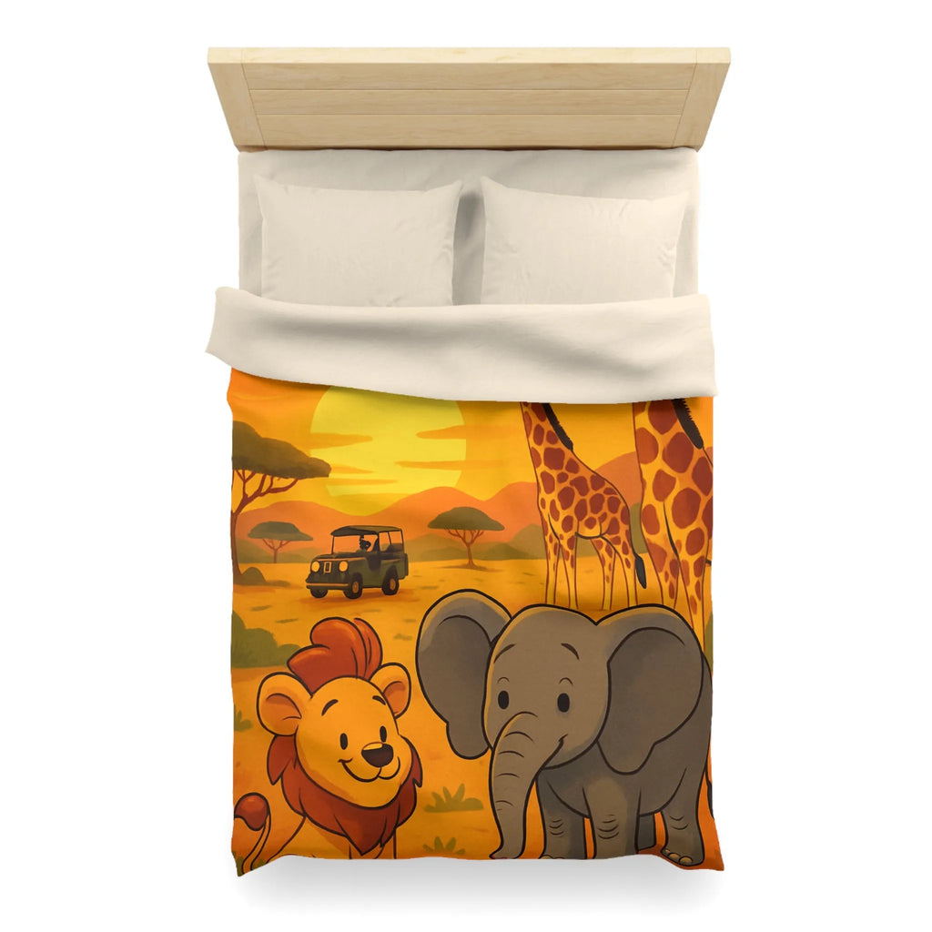 Housse de Couette Microfibre Art Graphique Contemporain Style Décoratif Chambre Tendance