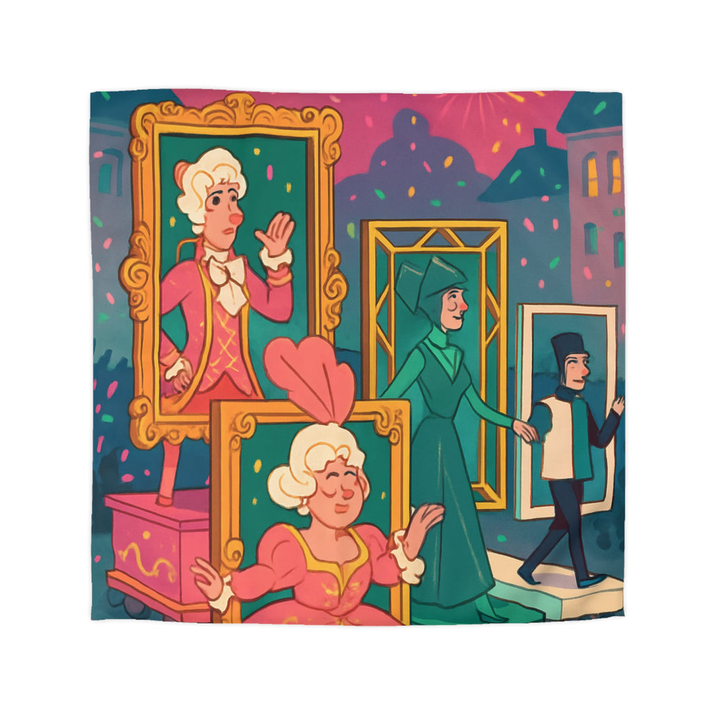 Rêveries Festives : Motifs Baroques Animés pour Embellir Votre Chambre à Coucher