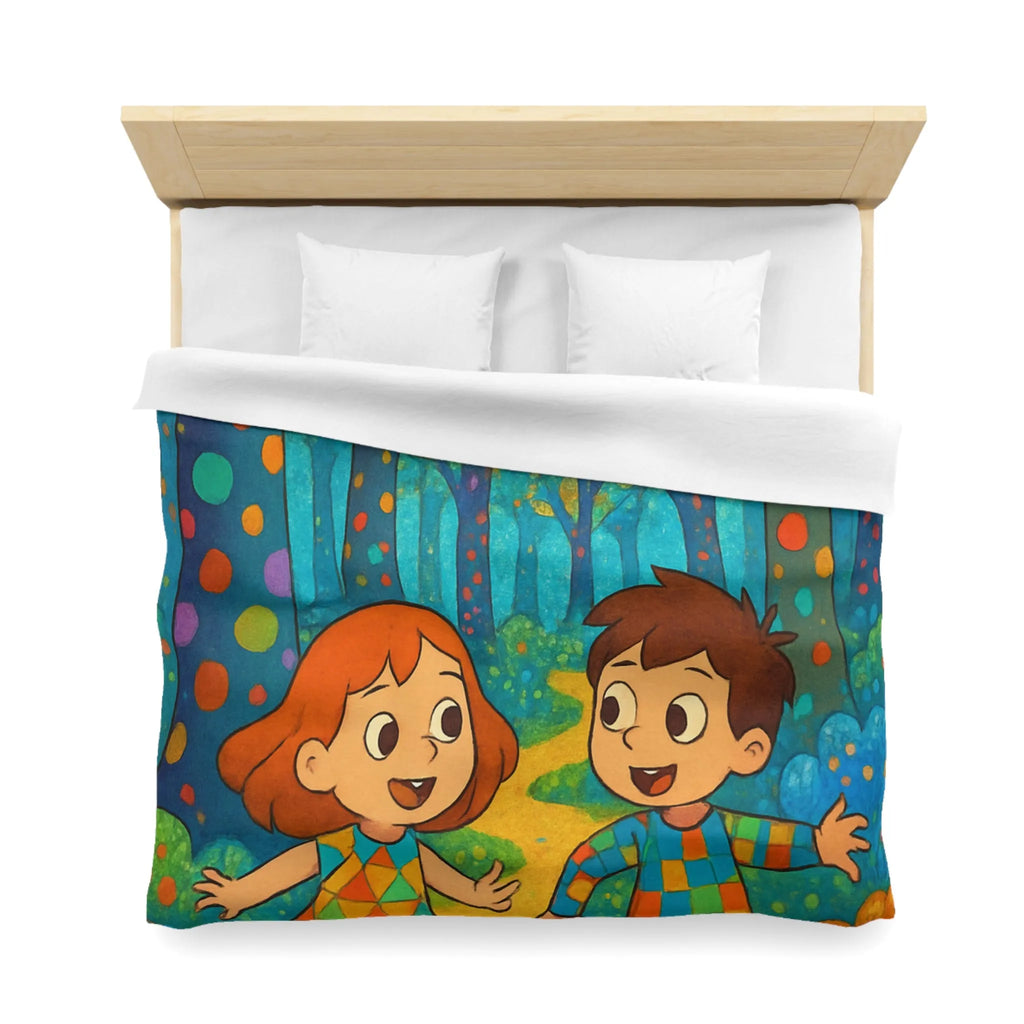 Housse de Couette Microfibre Création Artistique Moderne Design Exclusif Décoration Chambre